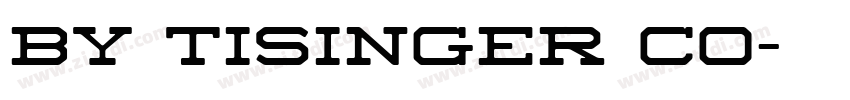 by Tisinger CO字体转换